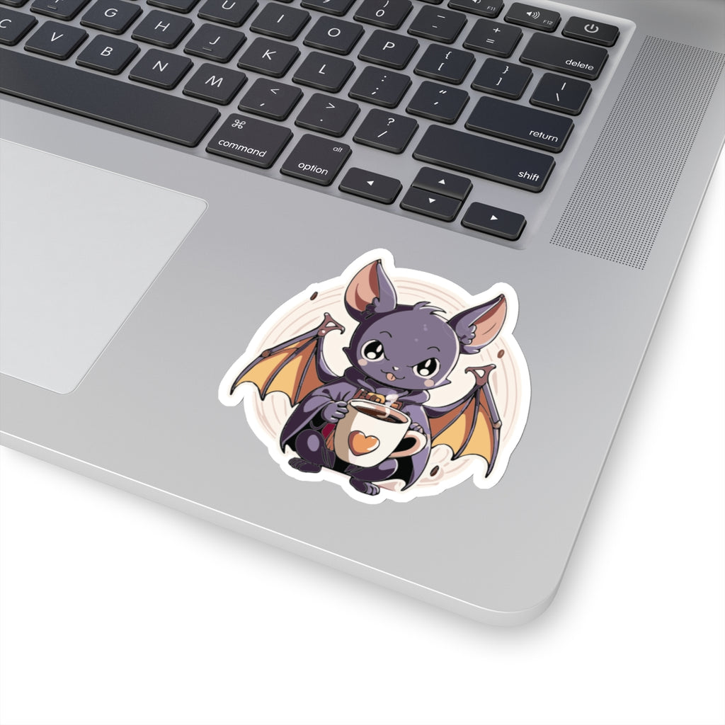 Cute Coffee Bat Sticker