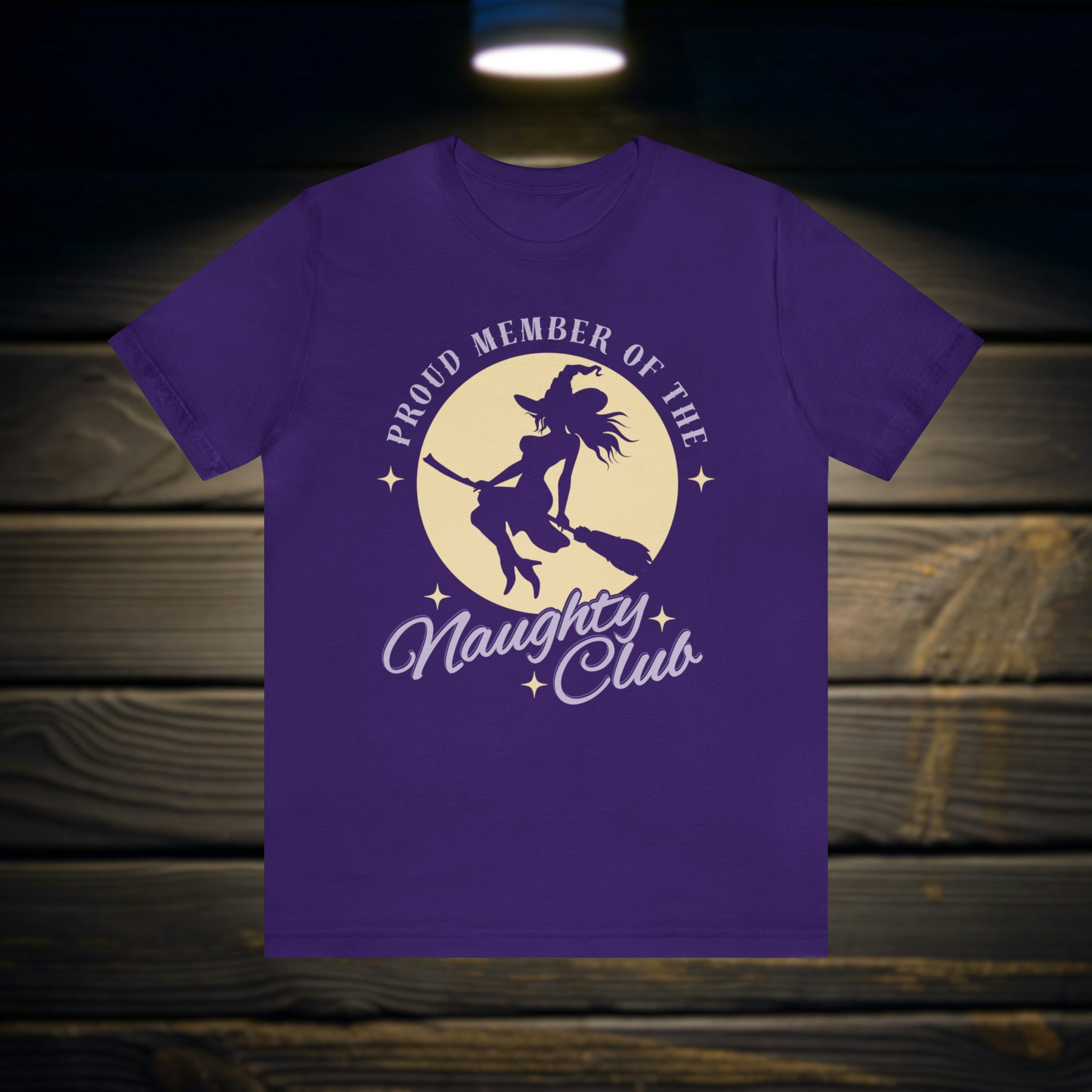 Proud Member of the Naughty Club Witch Tee Shirt