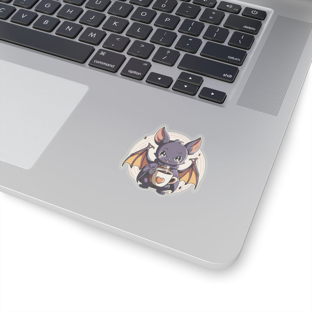 Cute Coffee Bat Sticker