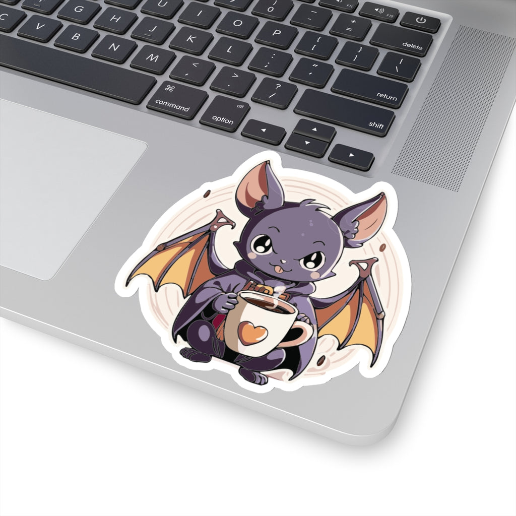 Cute Coffee Bat Sticker