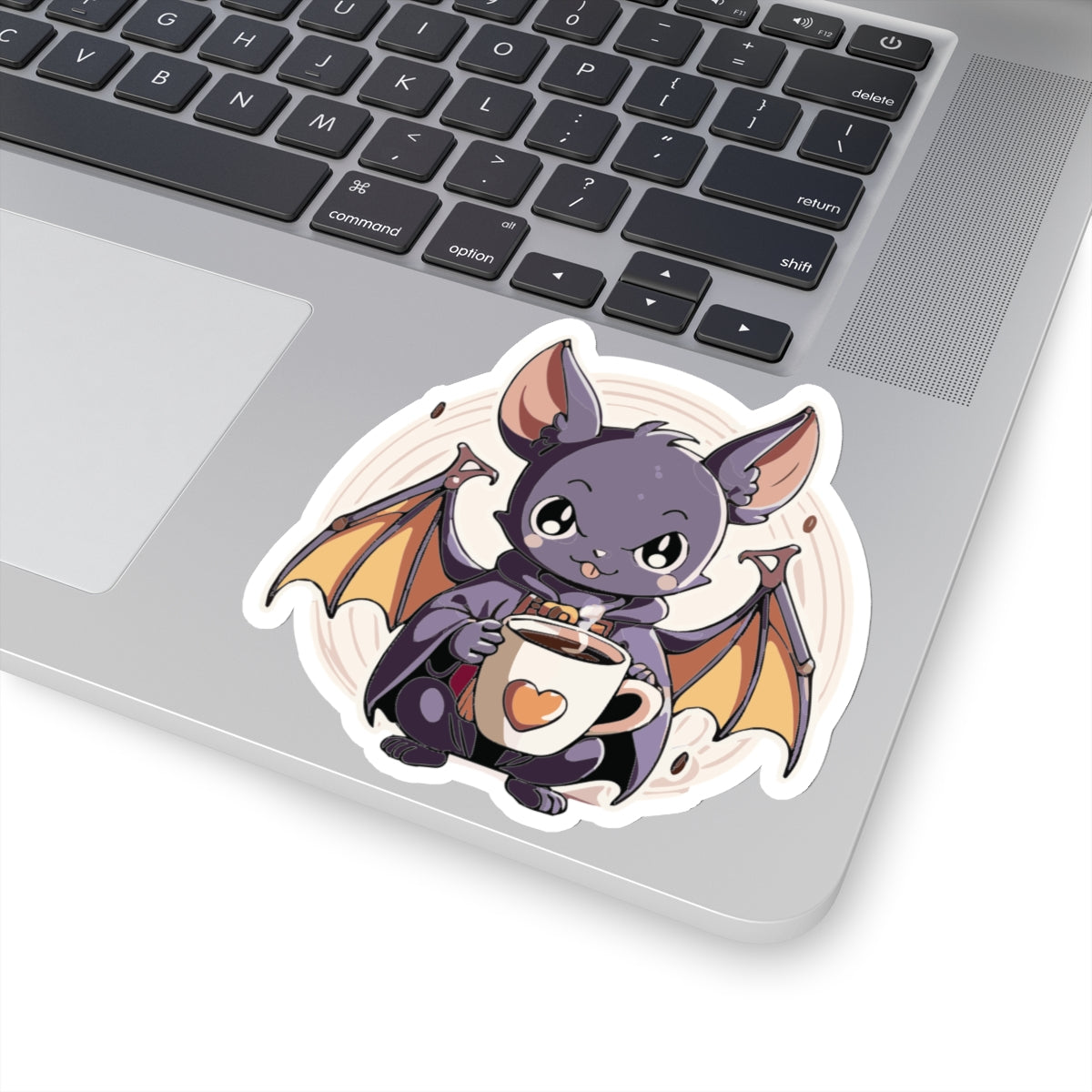 Cute Coffee Bat Sticker