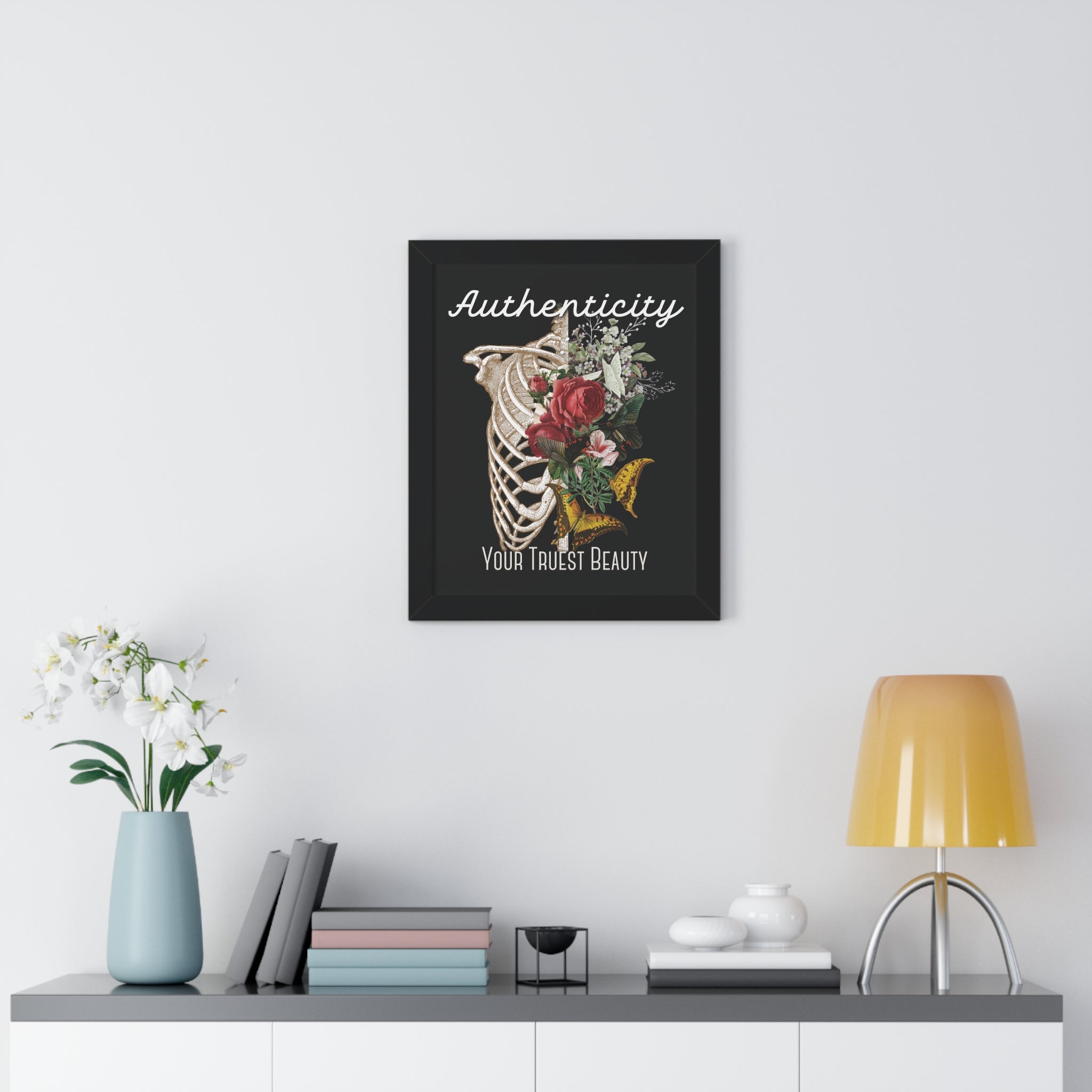 Authenticity: Your Truest Beauty Framed Poster