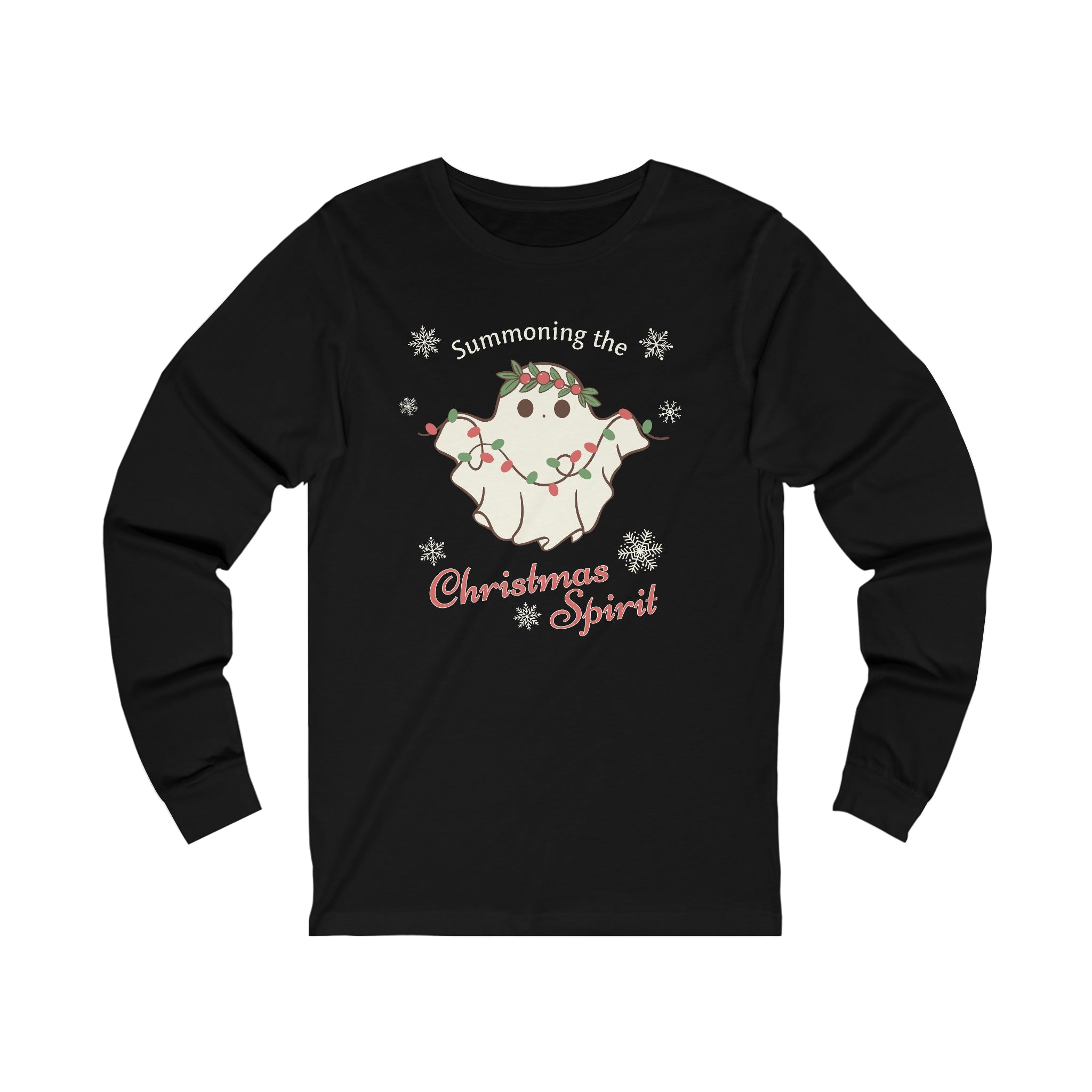 Summoning the Christmas Spirit Long Sleeve Shirt
