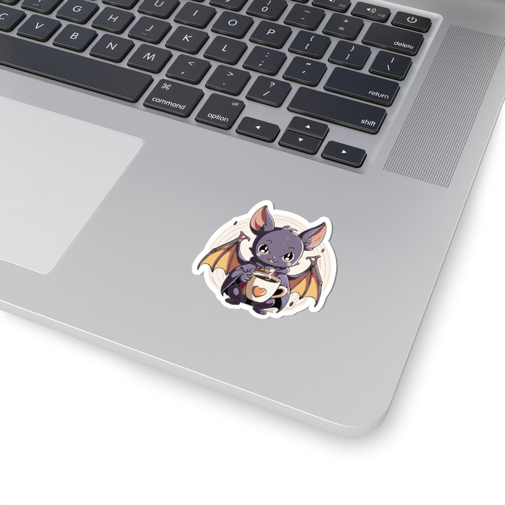 Cute Coffee Bat Sticker