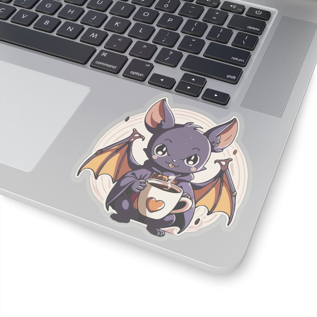 Cute Coffee Bat Sticker