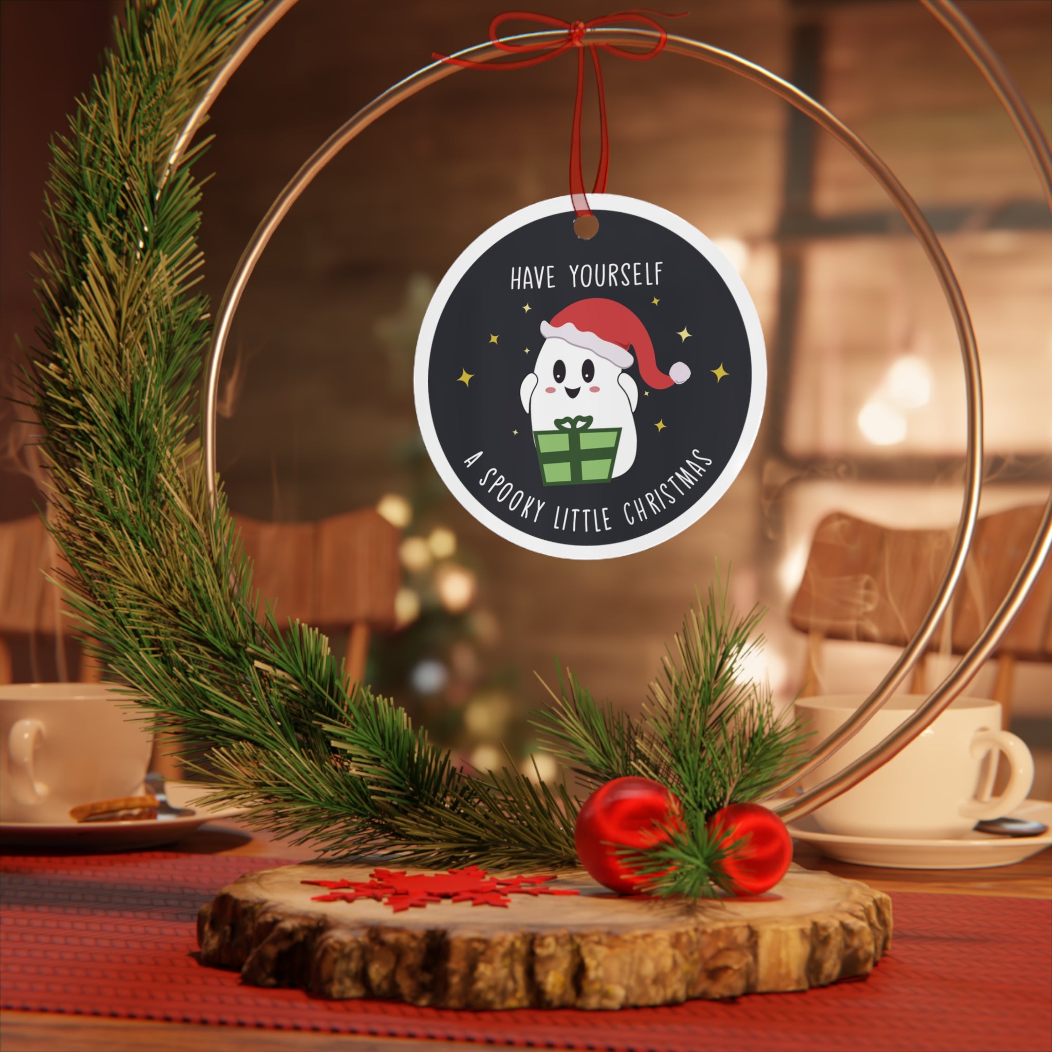 Have Yourself a Spooky Little Christmas Ornament