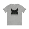 Silently Judging You Black Cat Face Tee Shirt