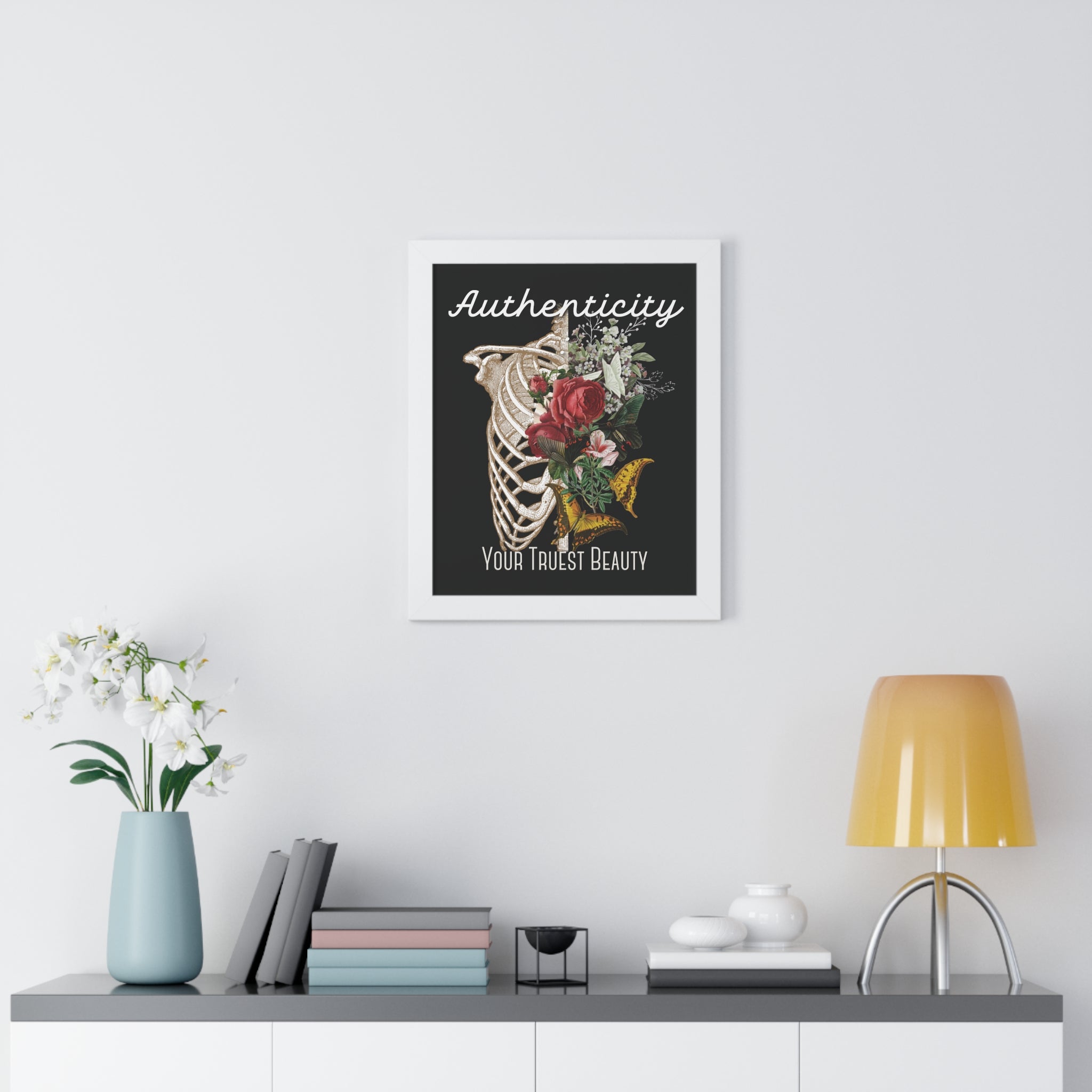 Authenticity: Your Truest Beauty Framed Poster