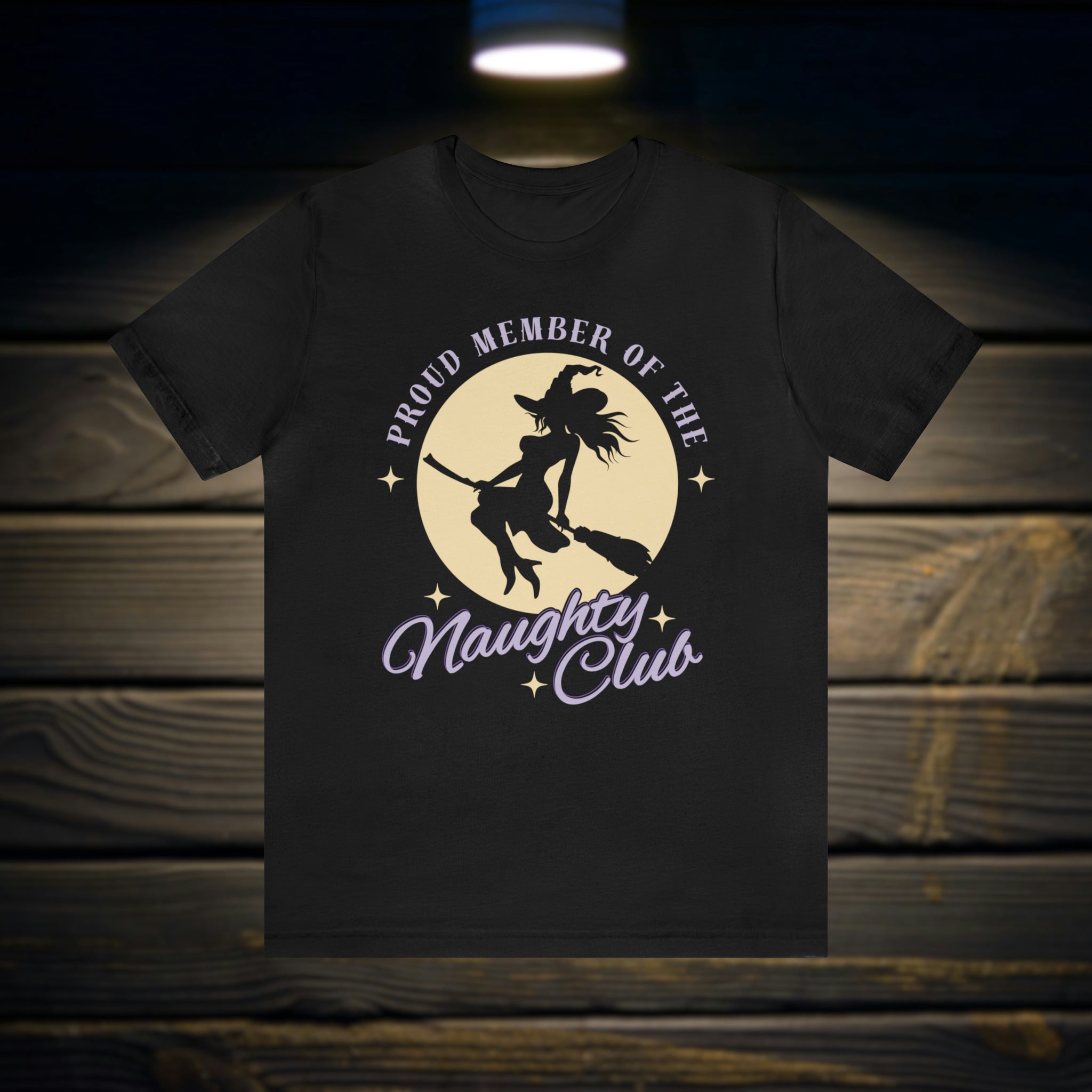 Proud Member of the Naughty Club Witch Tee Shirt