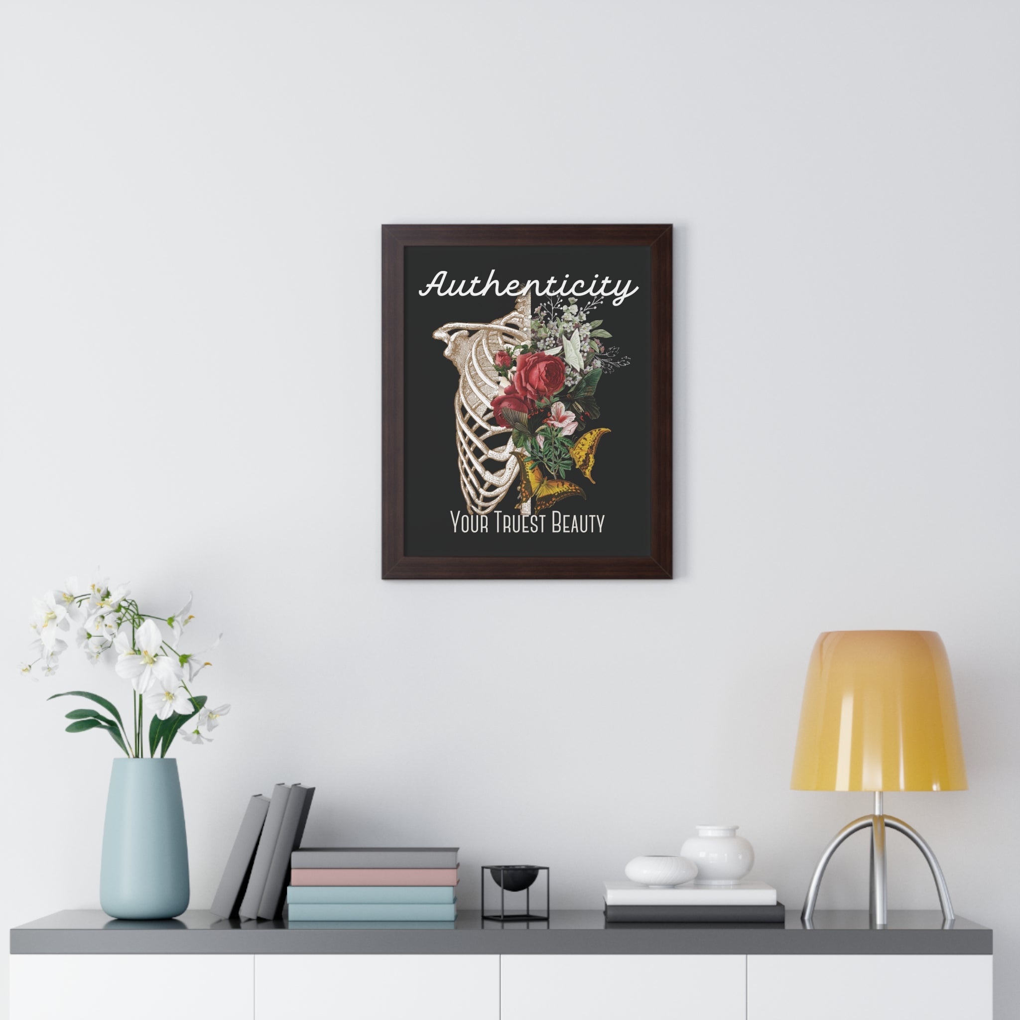 Authenticity: Your Truest Beauty Framed Poster