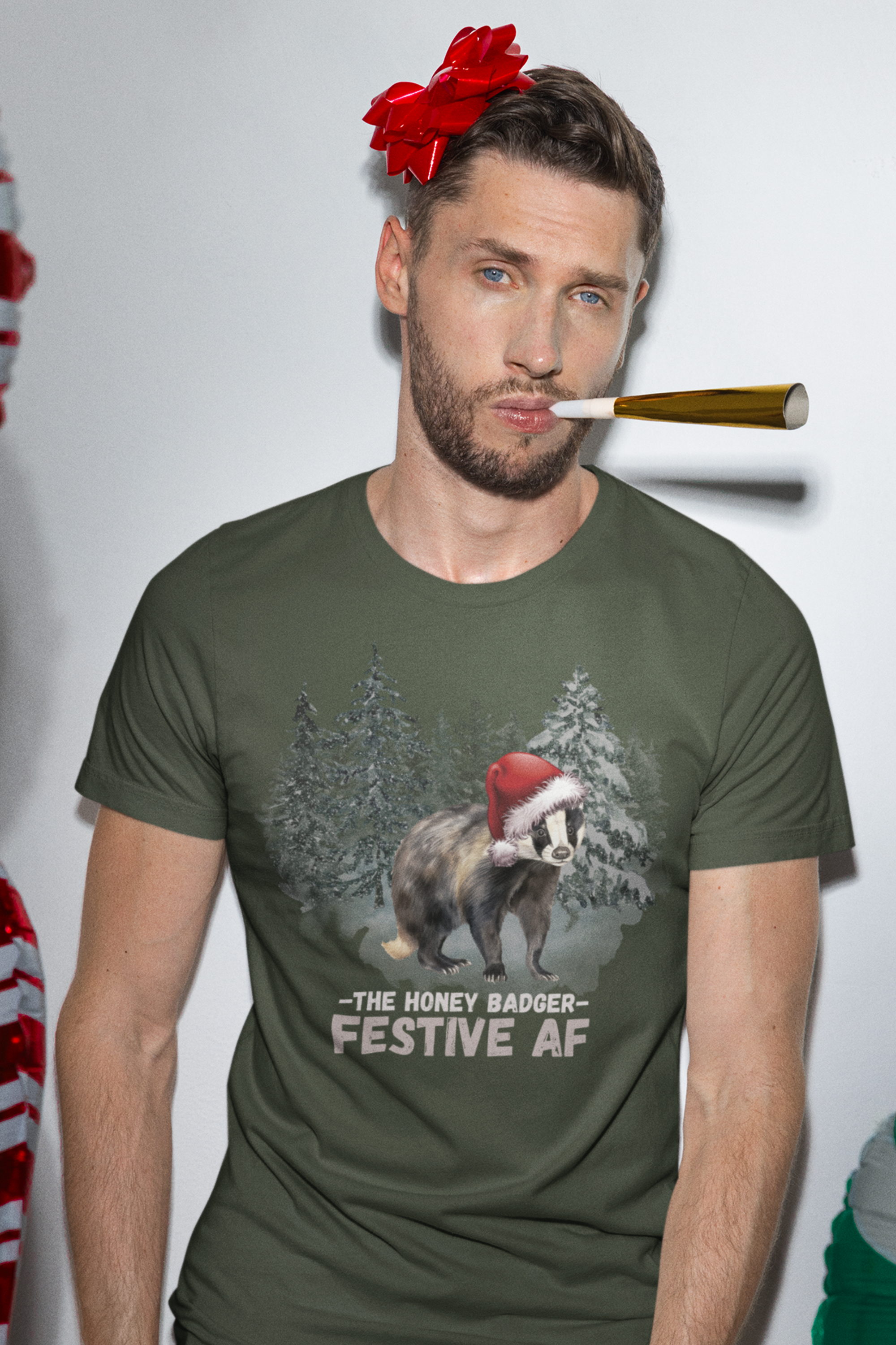 The Honey Badger Festive AF Tee Shirt