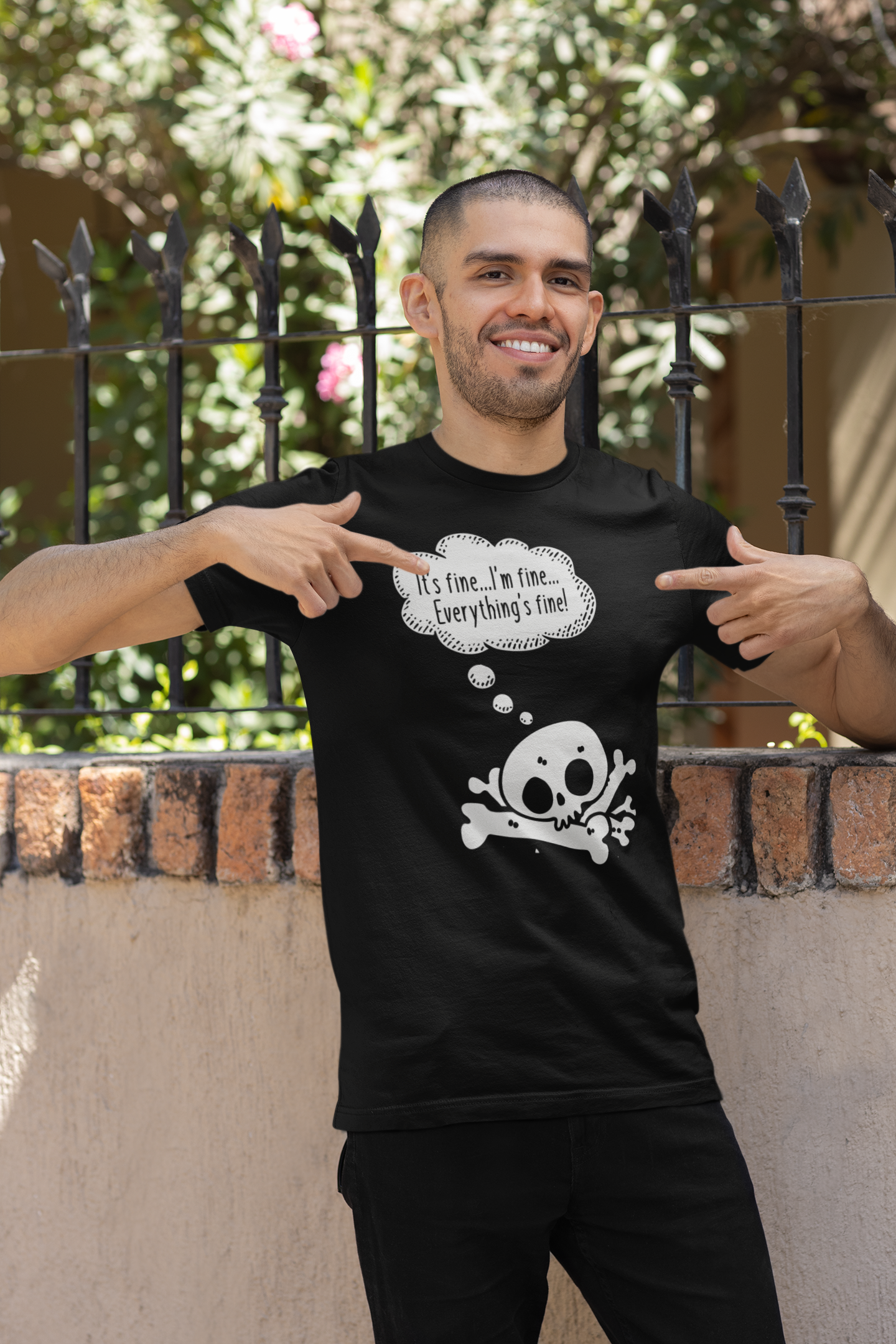 It's Fine, I'm Fine, Everything is Fine Bonepile Tee Shirt